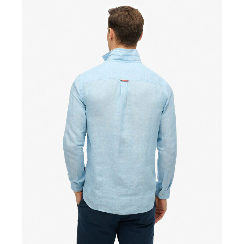 Superdry Vacation L/S Linen Shirt image number 1